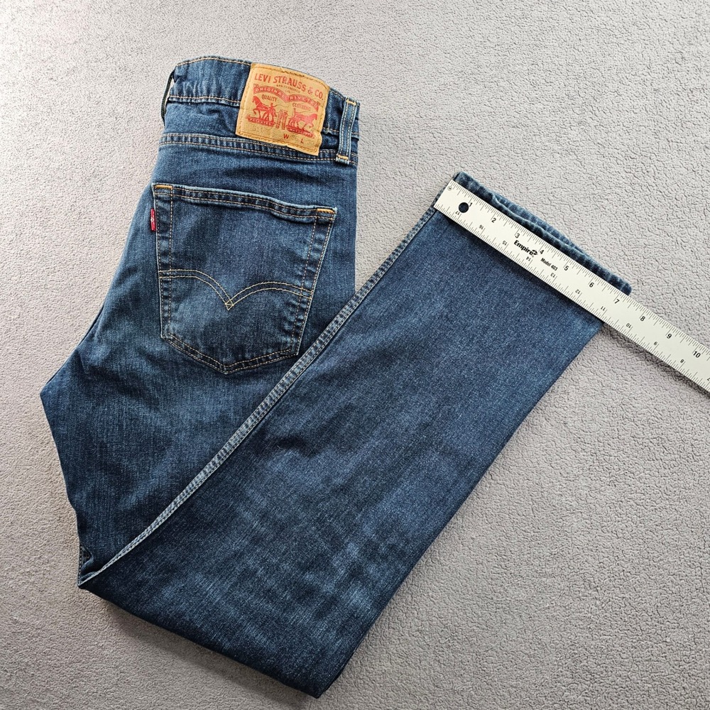 Levi's 511 Jeans Men's 36x30 Blue Denim Red Tab Streetwear Festival Straight Leg - Picture 7 of 15